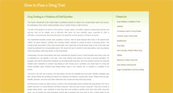 Desktop Screenshot of howpassadrugtest.com