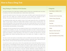 Tablet Screenshot of howpassadrugtest.com